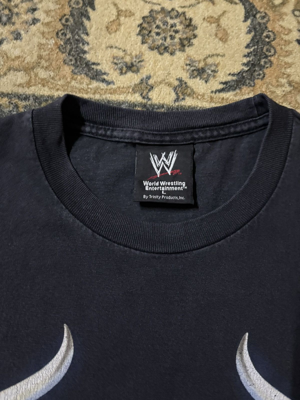 WWE 🔥RARE🔥🔥Vintage Y2k WWE The Rock Distressed Sleeveles Tee Size US L / EU 52-54 / 3 - 9 Thumbnail