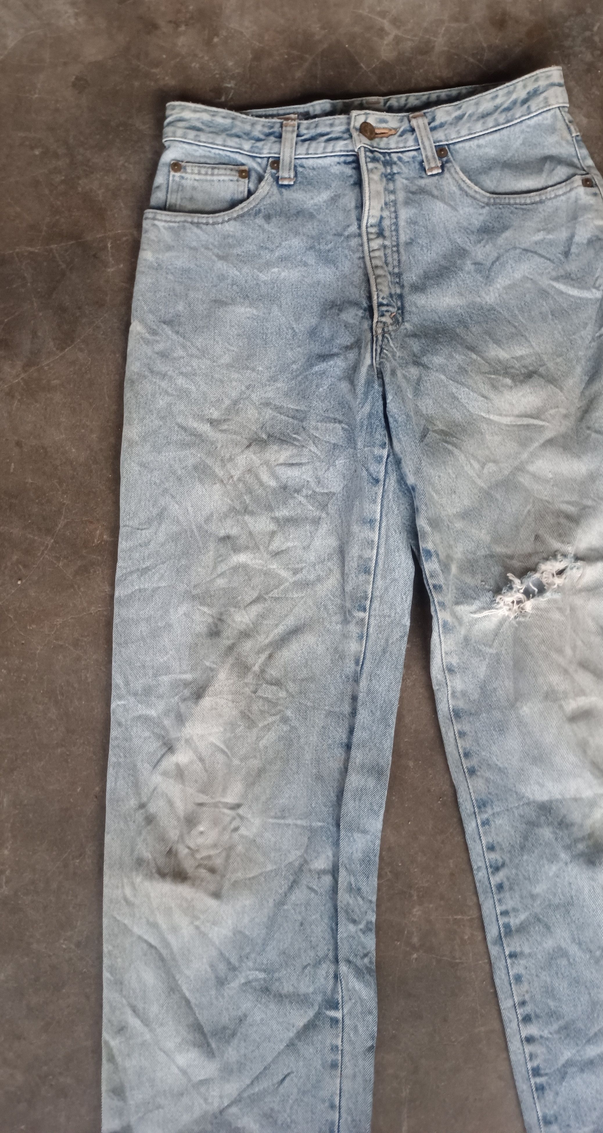 If Six Was Nine × Japanese Brand Vintage💥 Bobson Nouvelle Version Pro Distressed Denim Size US 30 / EU 46 - 3 Thumbnail
