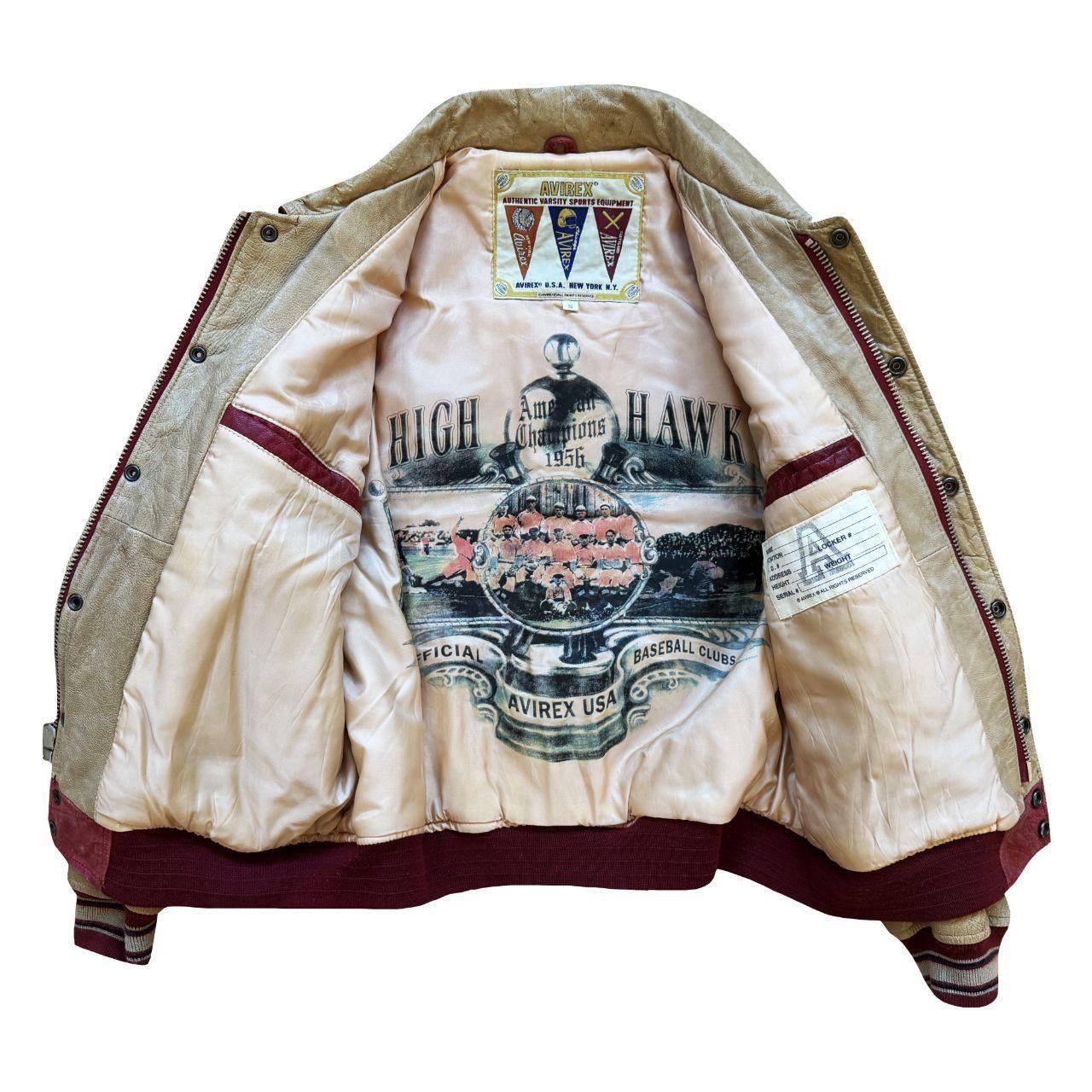 Avirex Avirex Leather Varsity Jacket Size US S / EU 44-46 / 1 - 8 Thumbnail