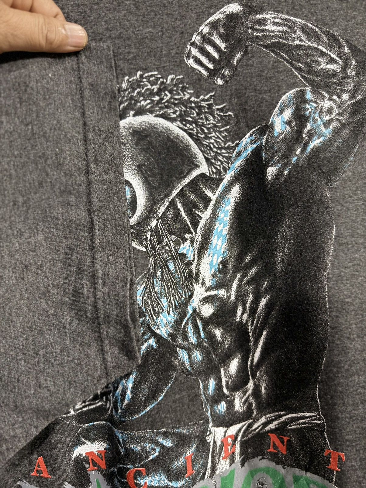 Other Vintage 90s Hawaiian Strength Ancient Warrior Oversize Tee Size US XXL / EU 58 / 5 - 5 Thumbnail