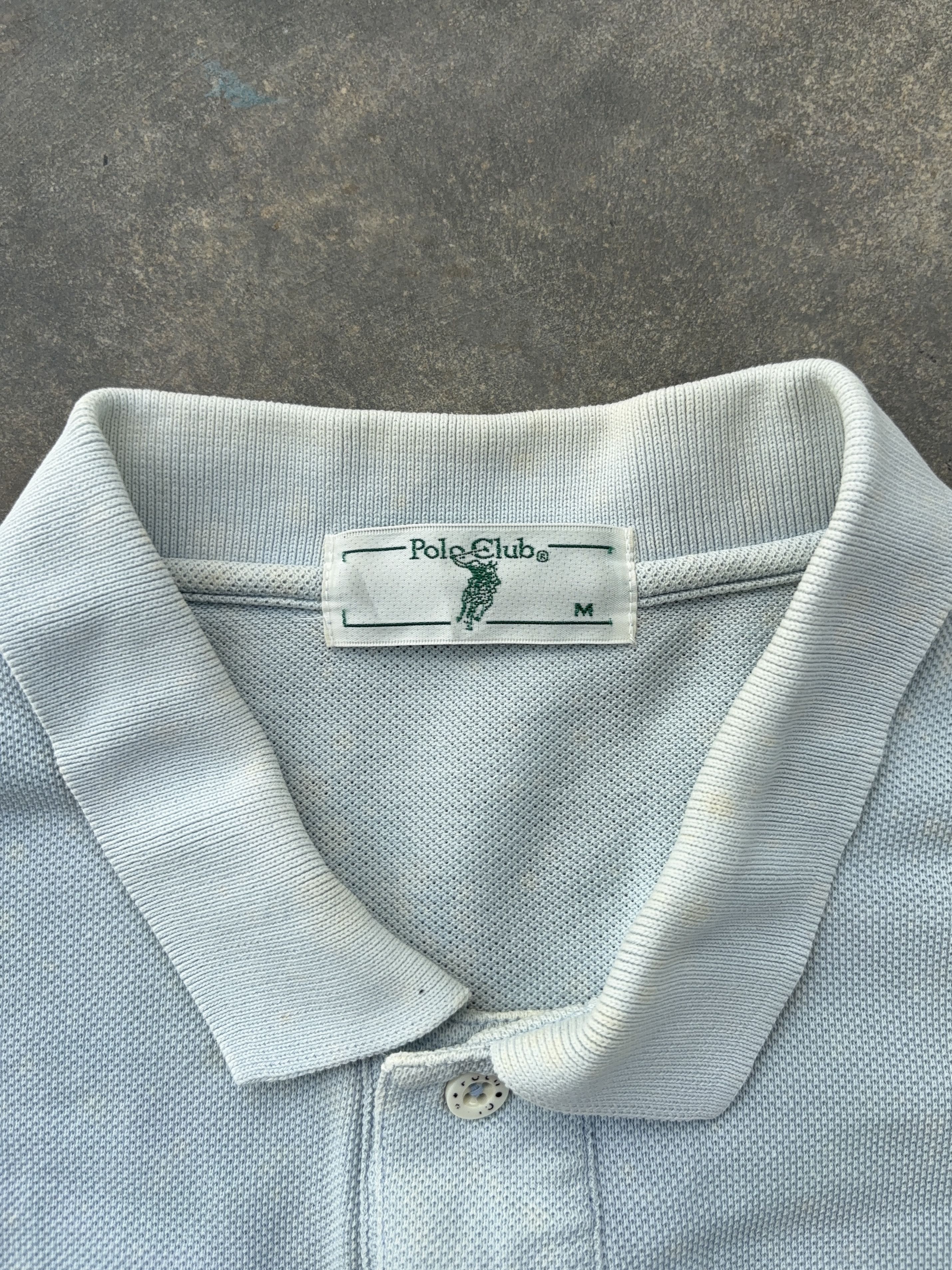 Polo Ralph Lauren Polo Club Blue Long Sleeve Vintage Polo Shirt Size US M / EU 48-50 / 2 - 5 Thumbnail