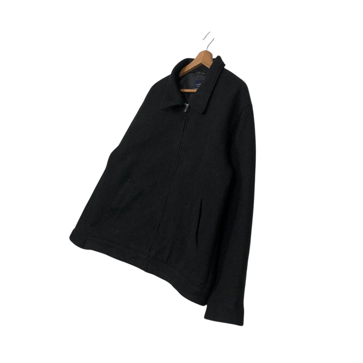 Japanese Brand 🔥VINTAGE WOOL BIKER JACKET BACK NUMBER ISSEY MIYAKE Size US XL / EU 56 / 4 - 4 Thumbnail