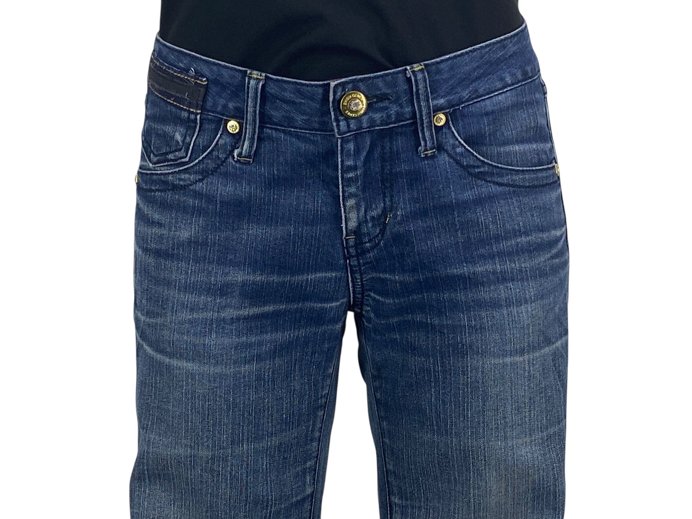 Japanese Brand Low Rise Flare Jeans Bootcut Jeans Size 28" / US 6 / IT 42 - 3 Thumbnail