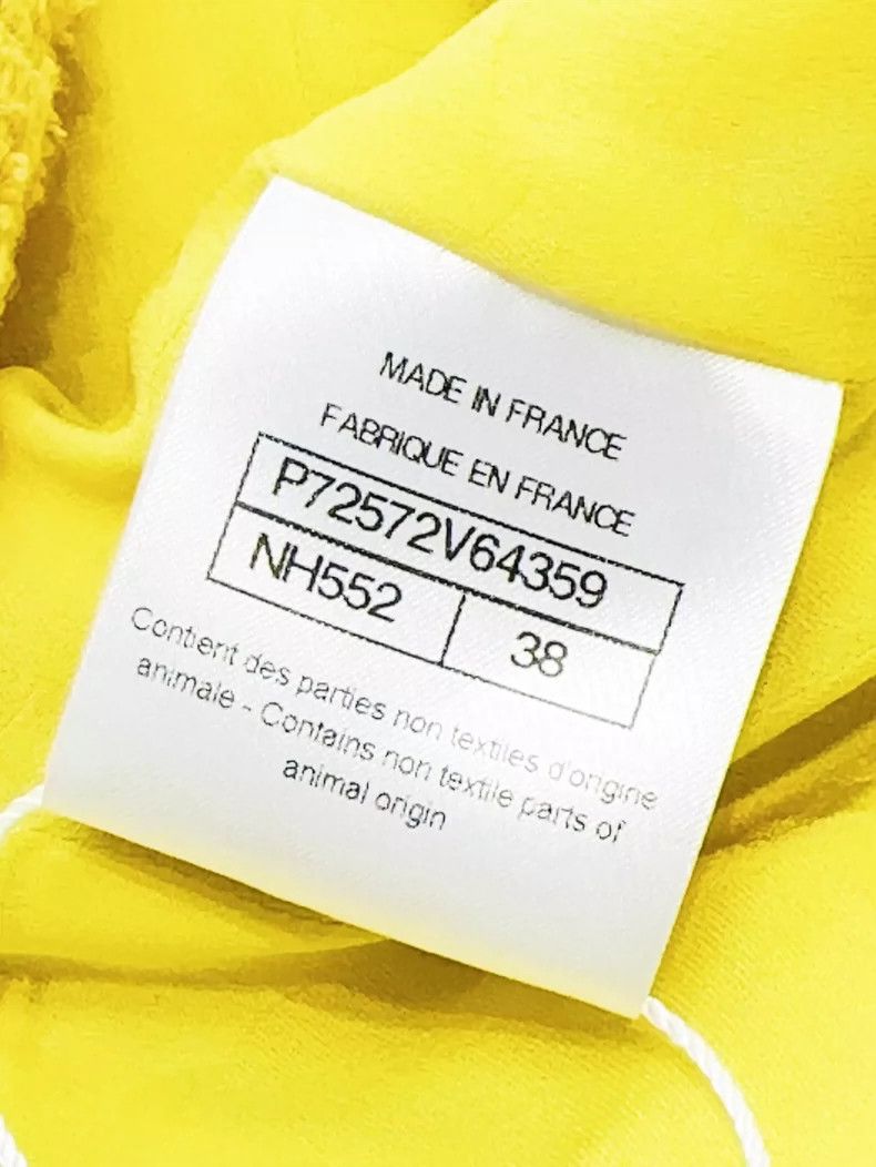 Chanel Chanel 22S spring and summer yellow double-breasted braide Size XS / US 0-2 / IT 36-38 - 7 Thumbnail