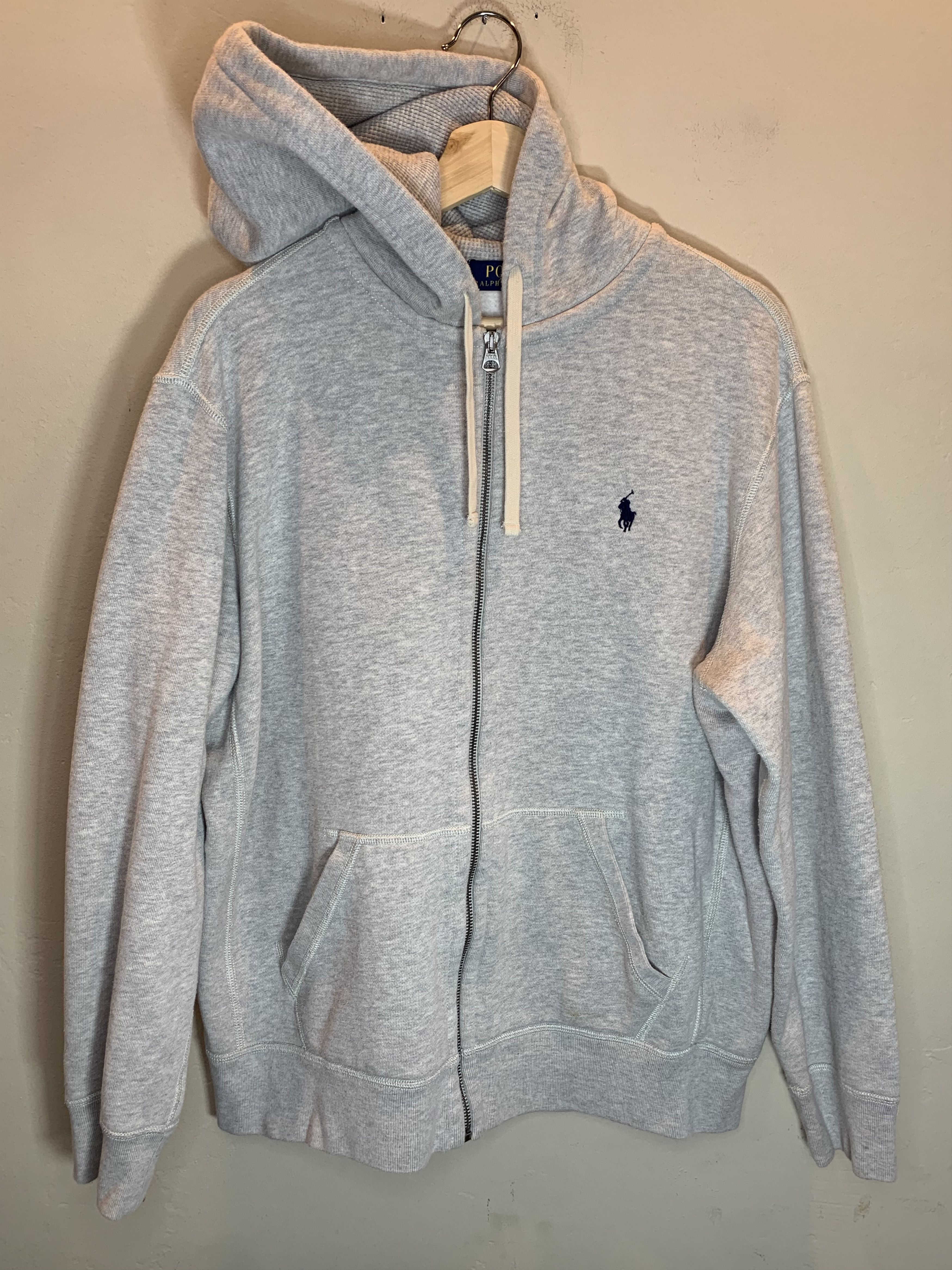 Polo Ralph Lauren RARE* Polo Ralph Lauren Heavyweight Waffle Lined Hood Hoodie Size US L / EU 52-54 / 3 - 1 Thumbnail