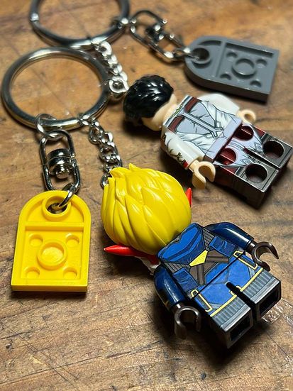 Cartoon Network × Handmade irritated studio arcane Heimerding Jayce minifigure keychain Size ONE SIZE - 7 Thumbnail