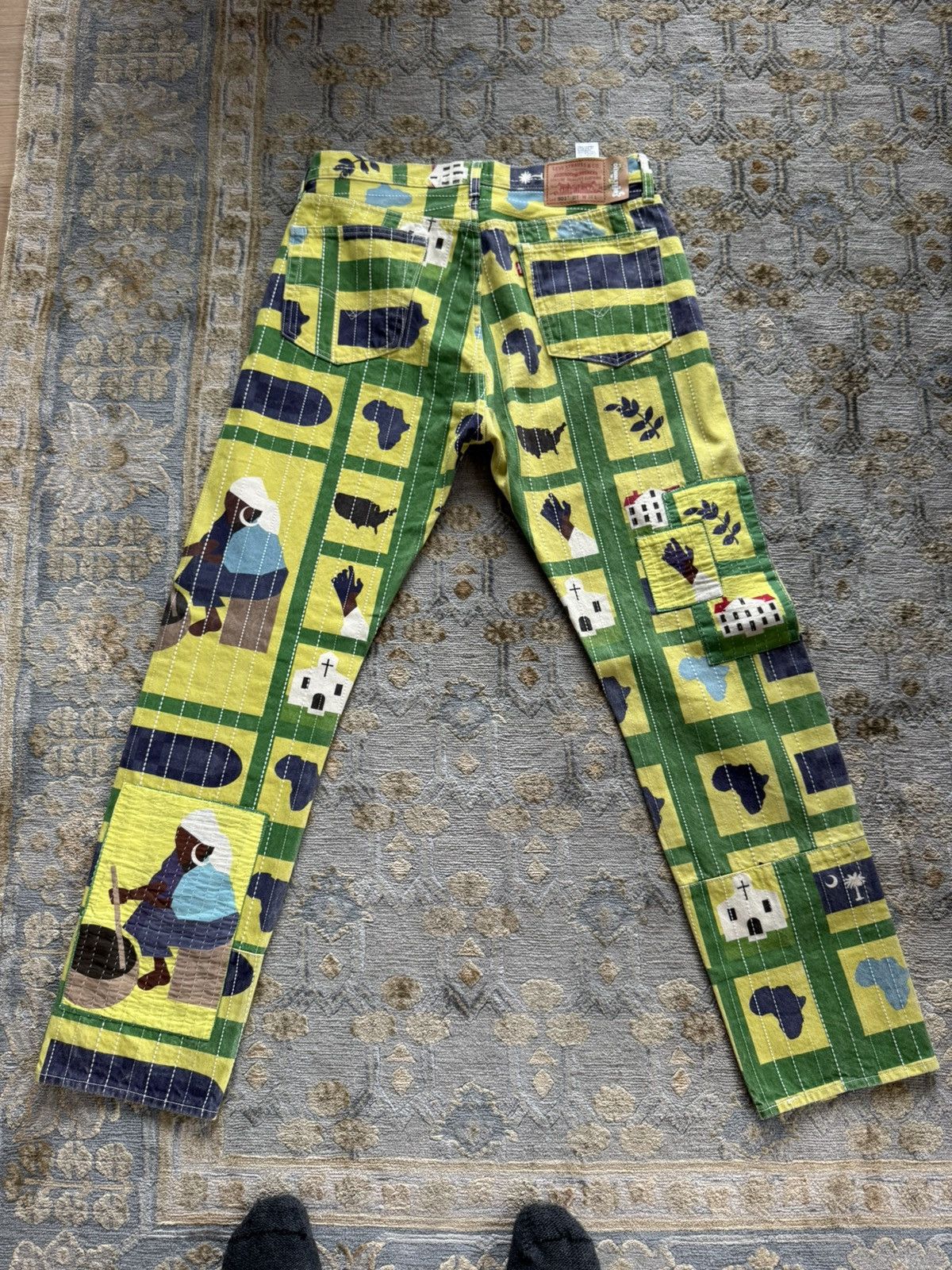 リーバイスx デニムティアーズ シーズン2 Gullah Green Denim Tears x Levi's 501 Gullah Green Men's - SS22 - US