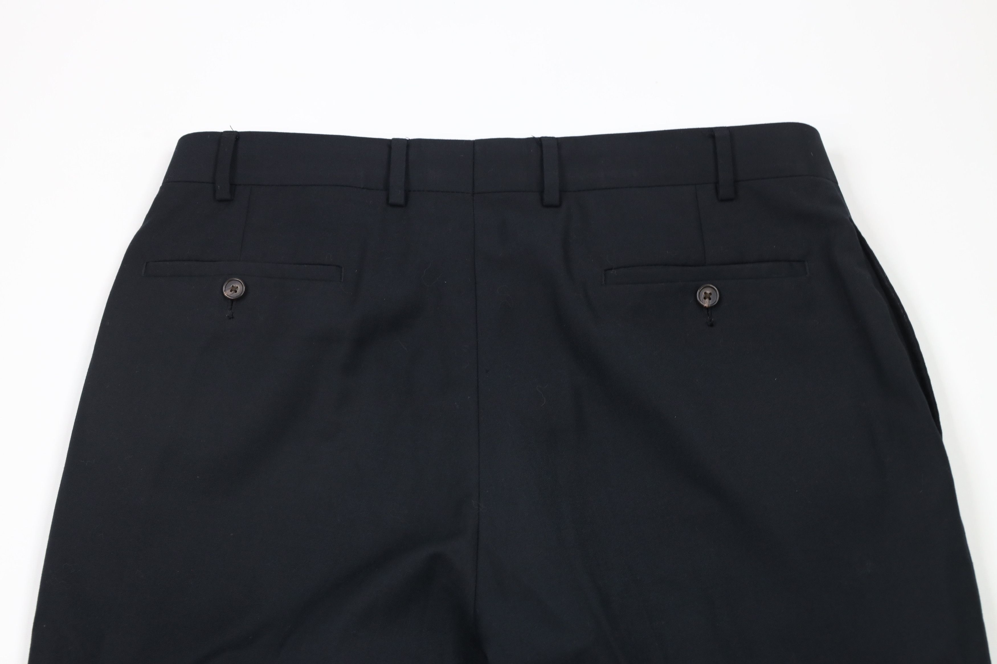 Ralph Lauren × Vintage Vintage Ralph Lauren Rayon Blend Wide Leg Chino Pants Black Size US 36 / EU 52 - 10 Thumbnail
