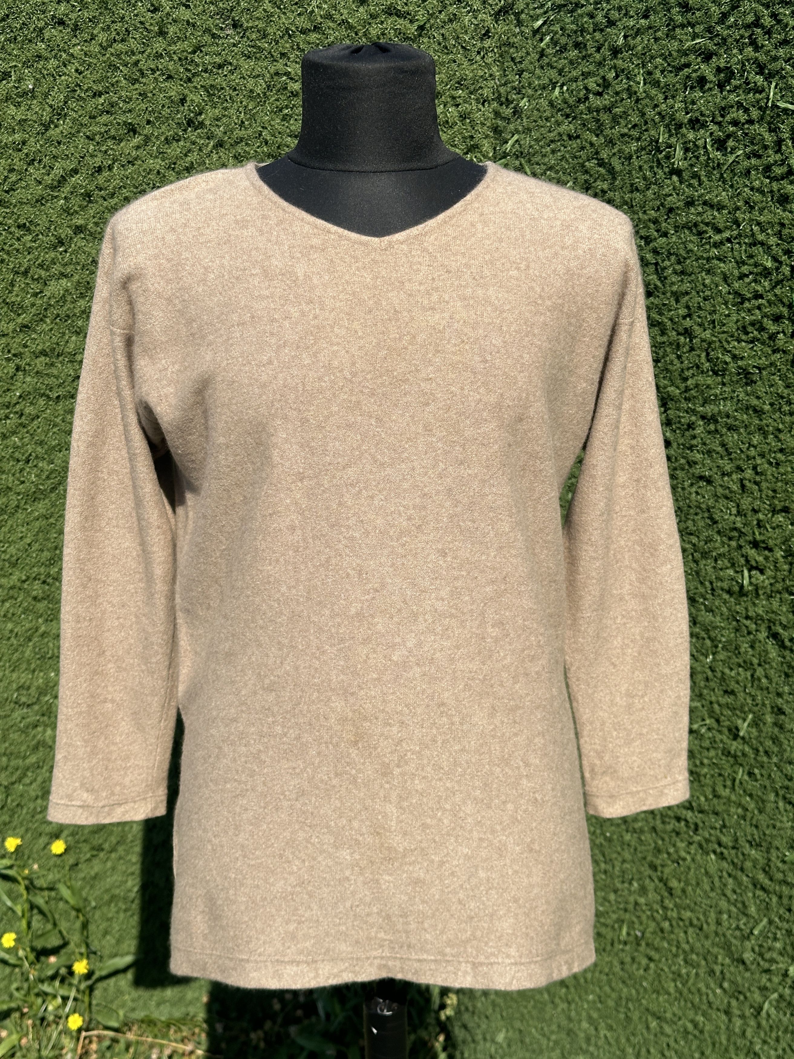 Brunello Cucinelli 1650$ Brunello Cucinelli Cashmere V Neck Oversize Size M L Size L / US 10 / IT 46 - 3 Thumbnail