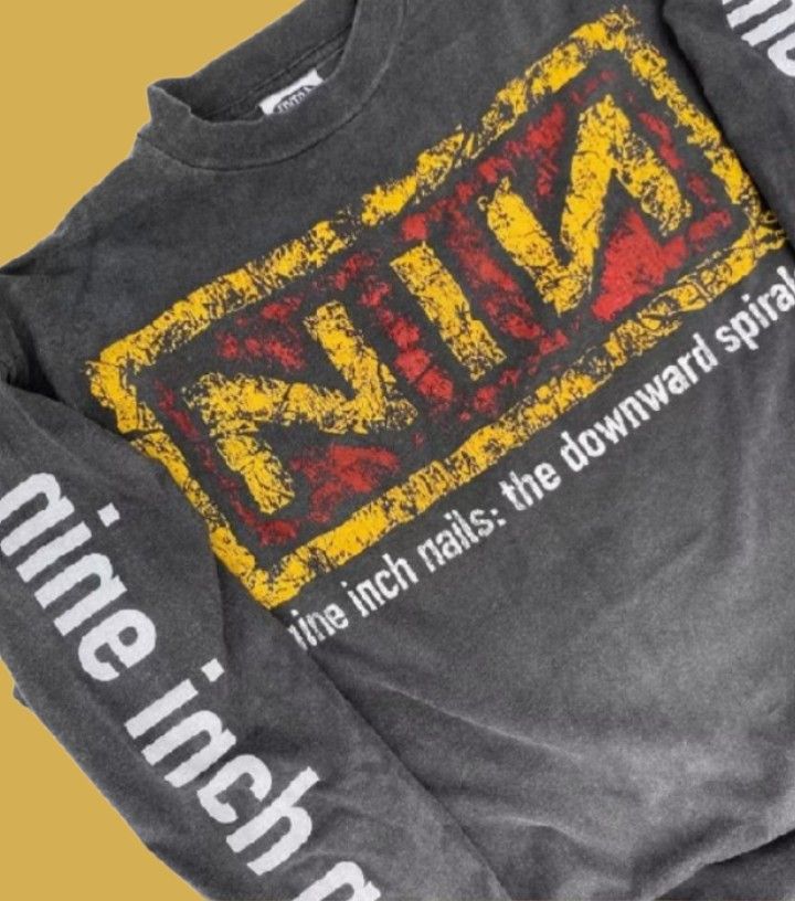 FOR OTHERS Fansmade Nine Inch Nails The Downwrad Spiral Faded Shirt Size US L / EU 52-54 / 3 - 2 Thumbnail