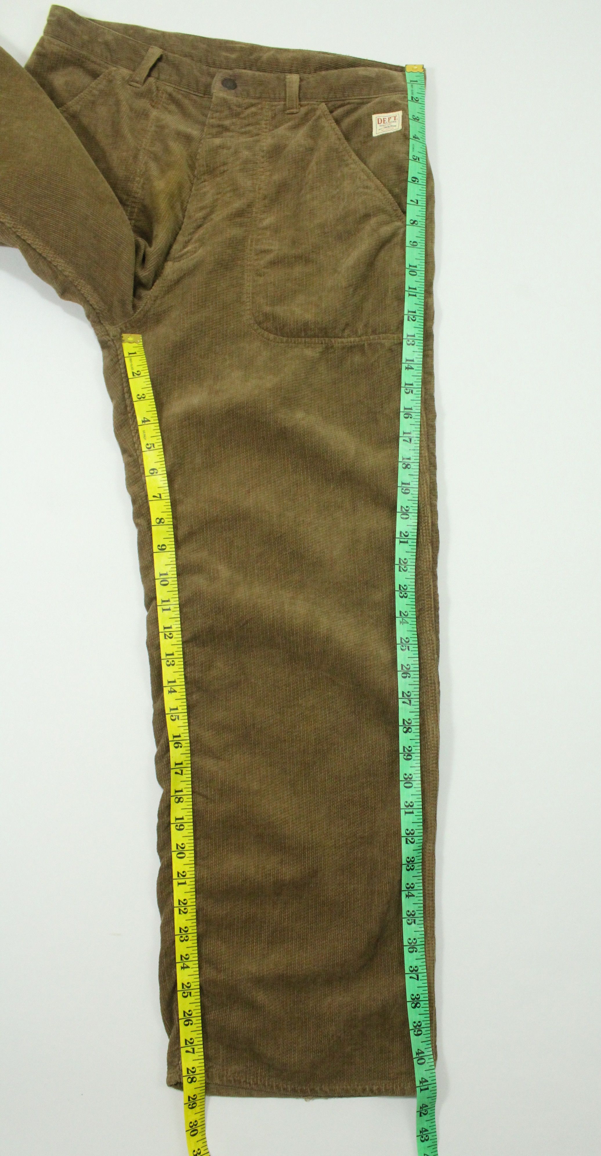 Japanese Brand DEPT. Pants Carpenter Corduroy Made In Japan Size US 32 / EU 48 - 22 Thumbnail