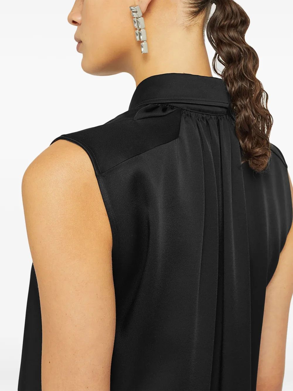 Jil Sander o1w1db10825 Dress in Black Size S / US 4 / IT 40 - 4 Thumbnail