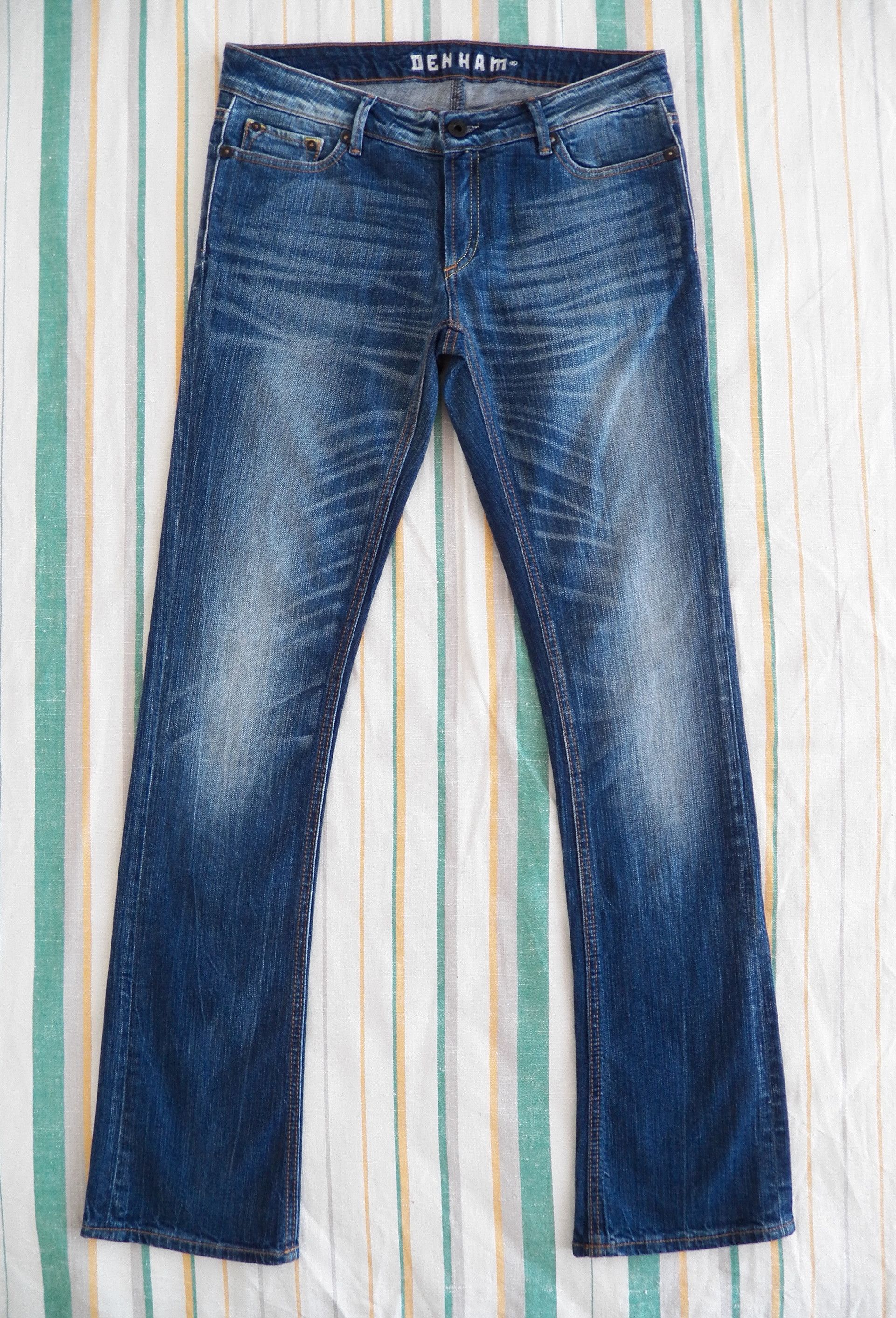 DENHAM Denham Kick Slim Fit Bootcut Jeans W28 L32 Twill Denim SBS Size 28" / US 6 / IT 42 - 1 Thumbnail