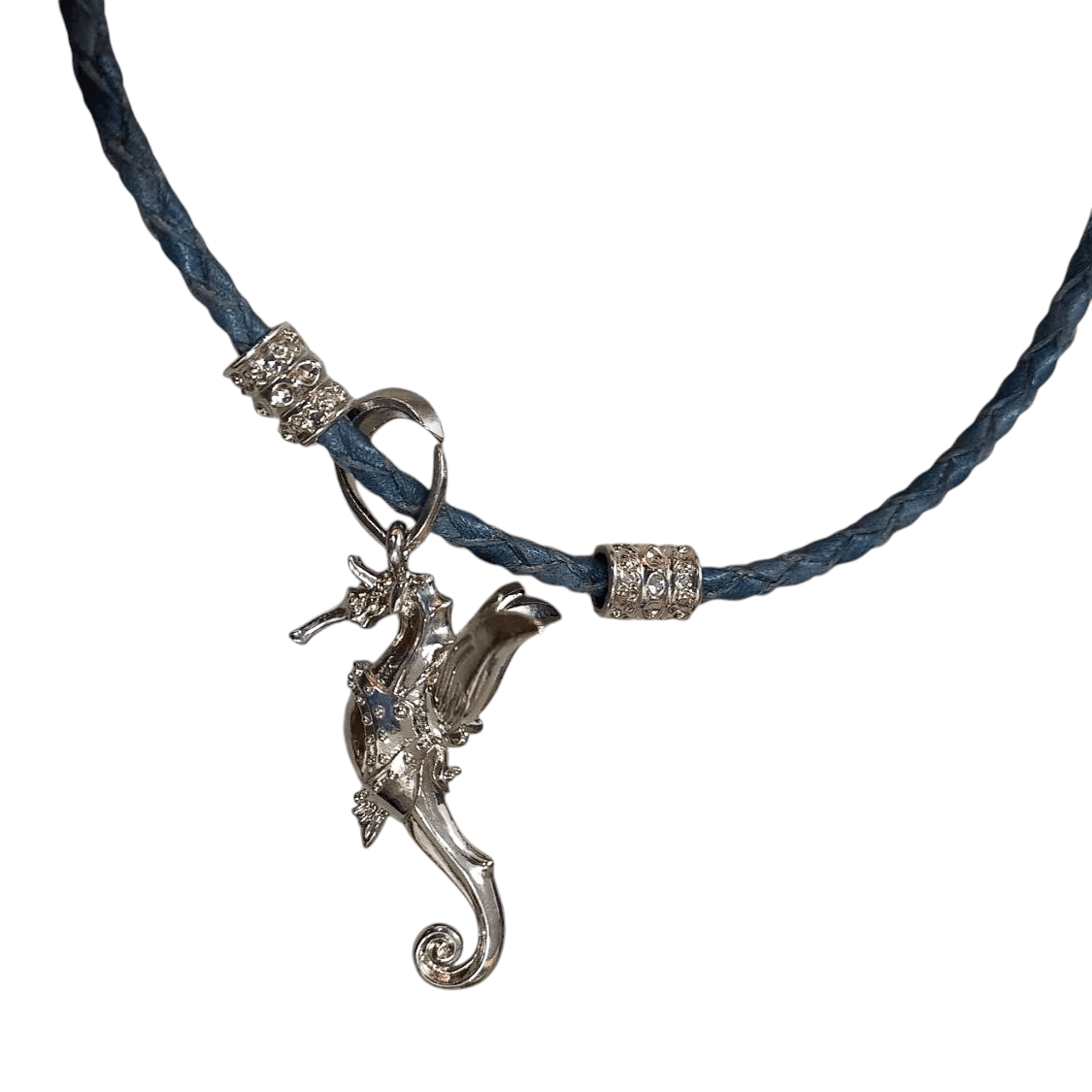 Japanese Brand Tatuya Ishii Silver Winged Seahorse Bolo Tie Necklace Size ONE SIZE - 4 Thumbnail