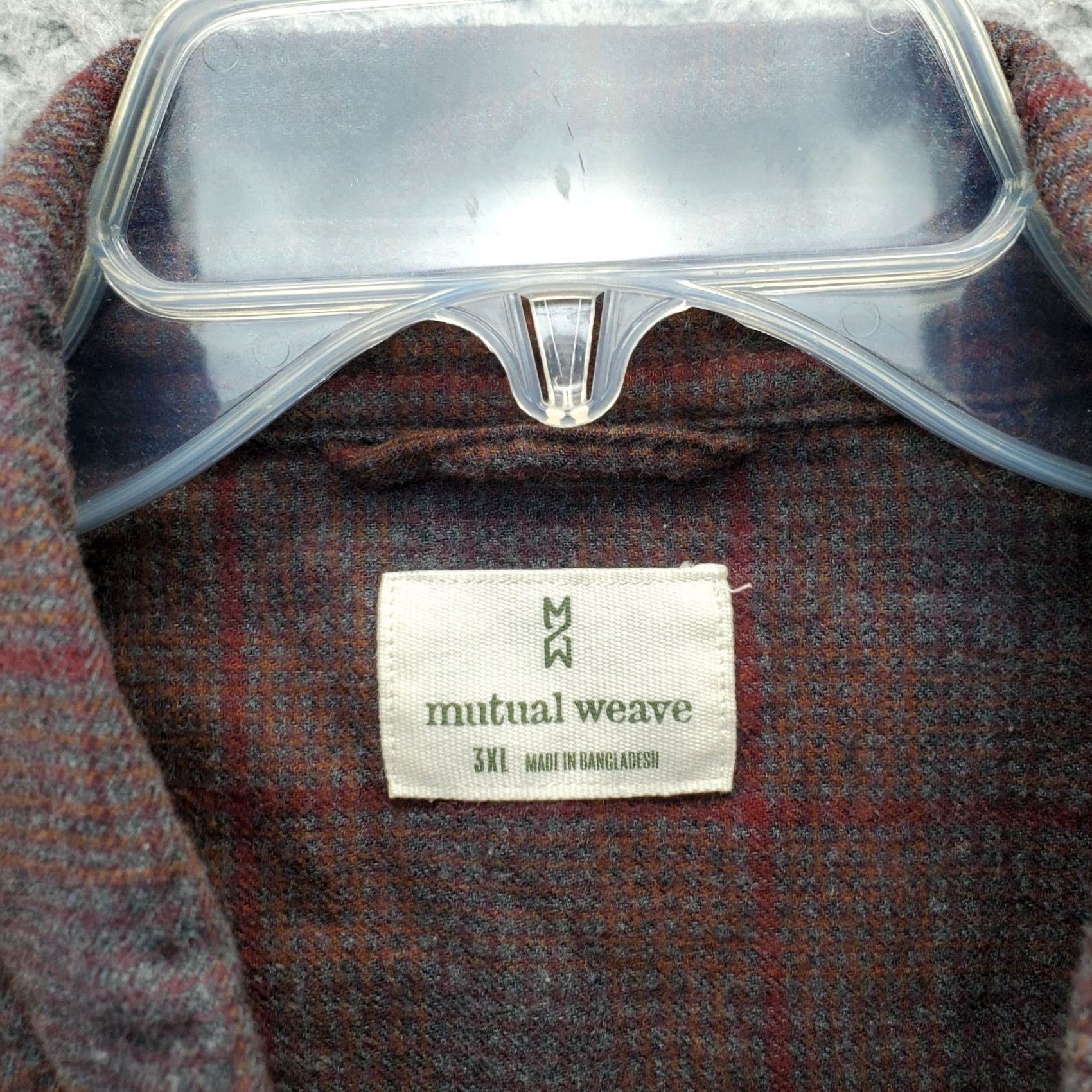 Vintage Mutual Weave Shirt Mens 3XL Multi Plaid Flannel Long Sleeve Button-Up Relaxed Fit Shirt Size US XXL / EU 58 / 5 - 6 Thumbnail