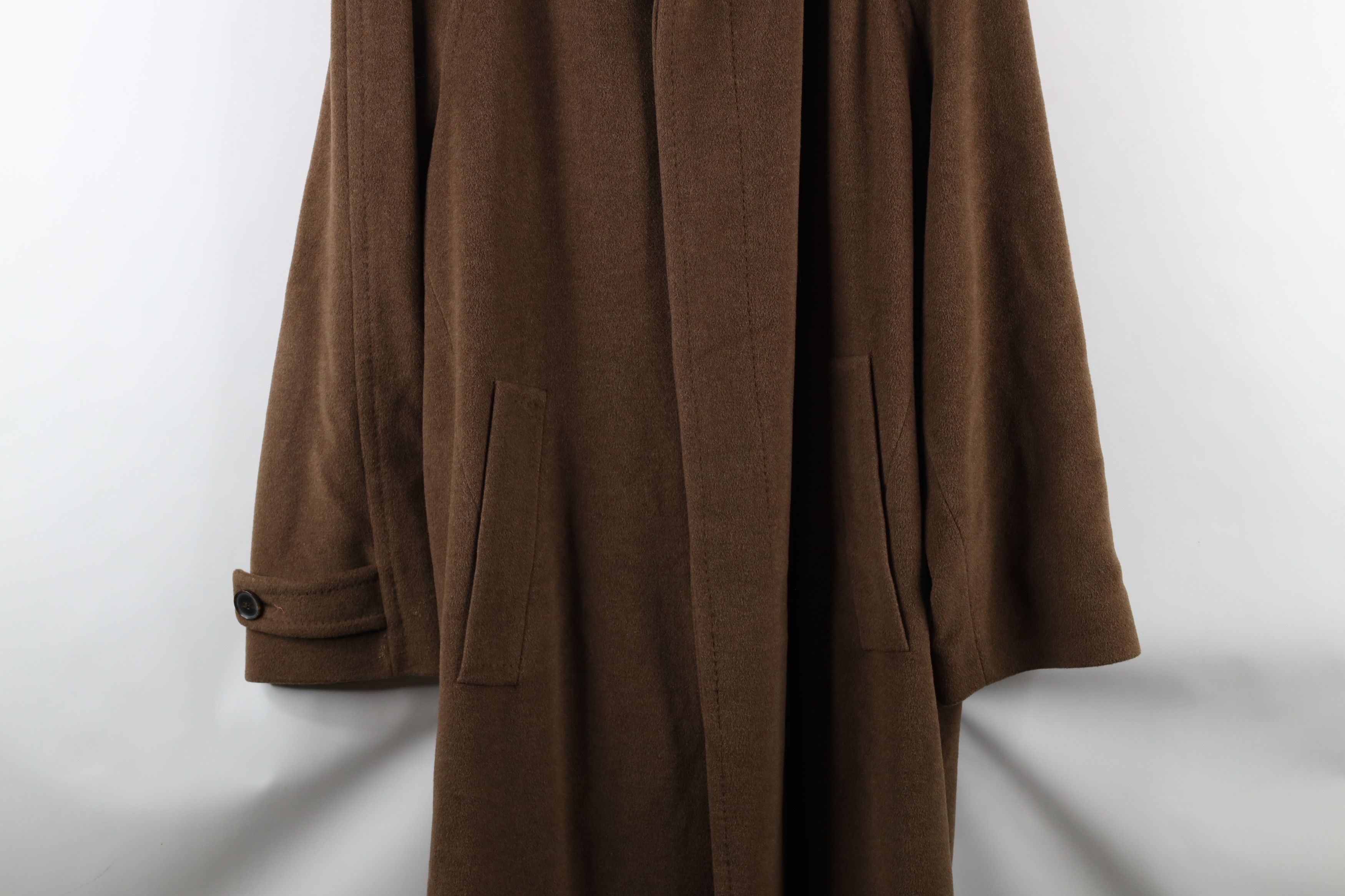 Hugo Boss × Vintage Vintage Hugo Boss Angora Blend Full Length Overcoat Jacket Size US XXL / EU 58 / 5 - 3 Thumbnail