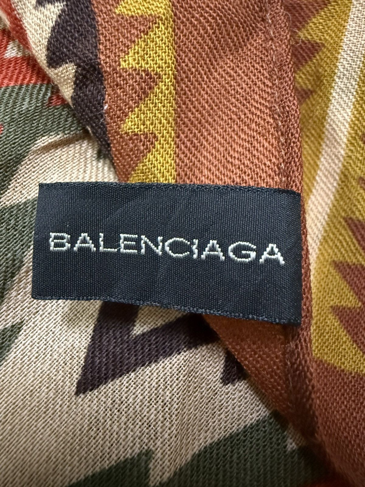 Balenciaga Vintage 90s Balenciaga American Indian Germantown Rug Wool Size ONE SIZE - 5 Thumbnail