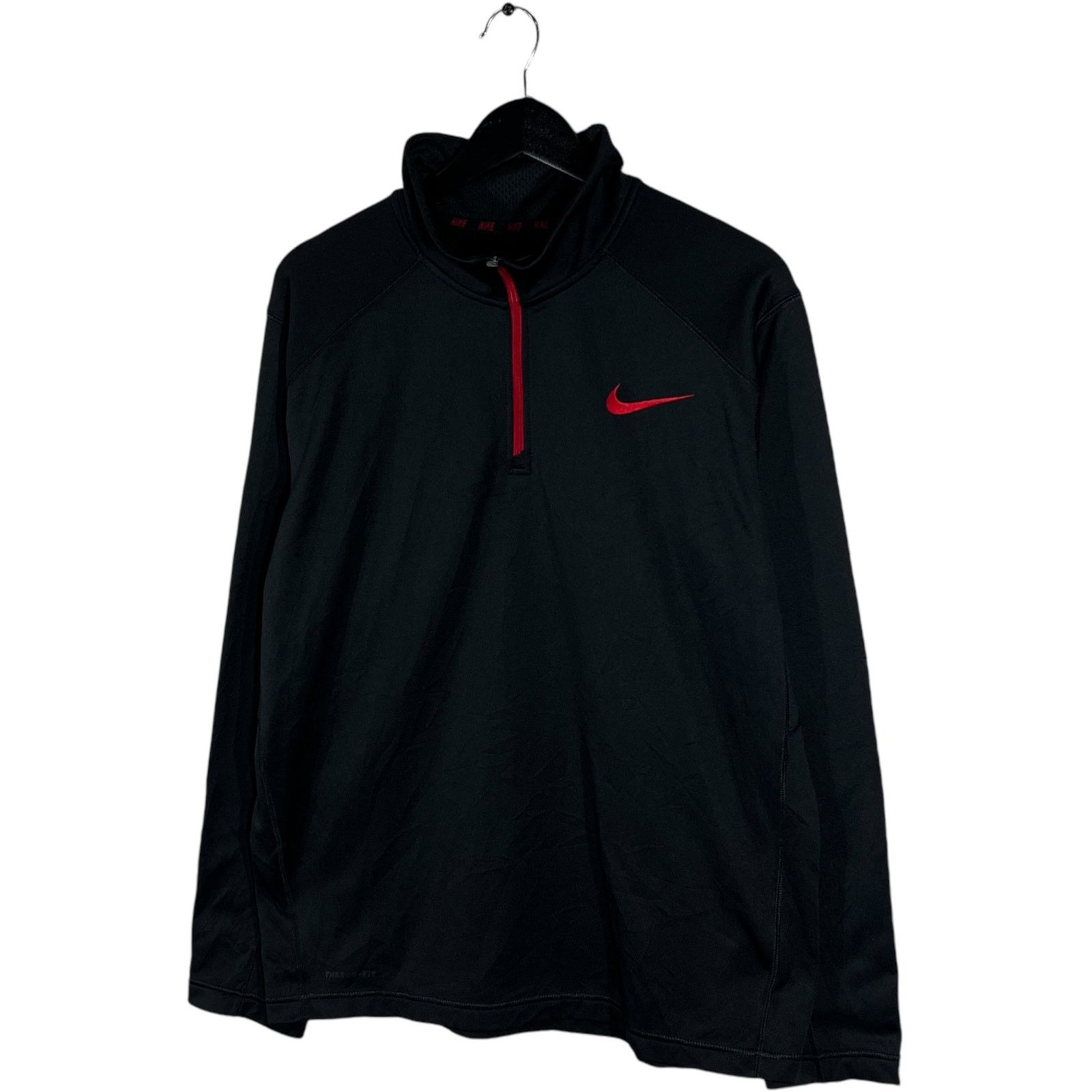 Nike Nike Therma-Fit Swoosh 1/4 Zip Windbreaker Size US L / EU 52-54 / 3 - 3 Thumbnail
