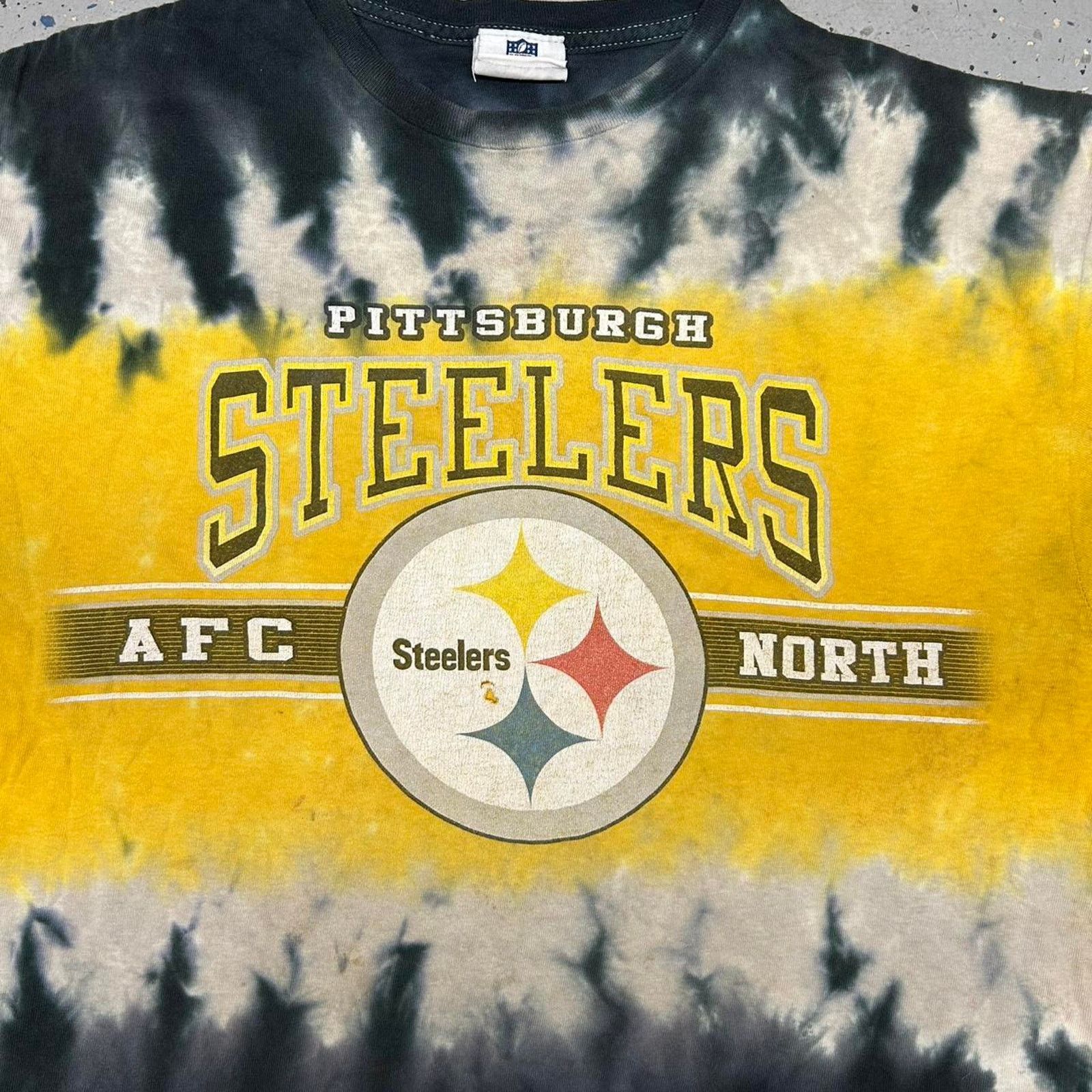NFL Y2K Pittsburgh Steelers tie-dye tee Size US XL / EU 56 / 4 - 2 Thumbnail