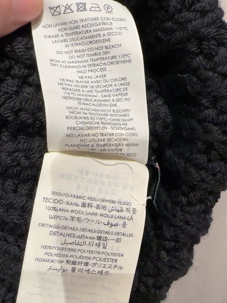 Gucci Gucci Size M Black classic woolen hat 2503-Nextarrow Size ONE SIZE - 6 Thumbnail