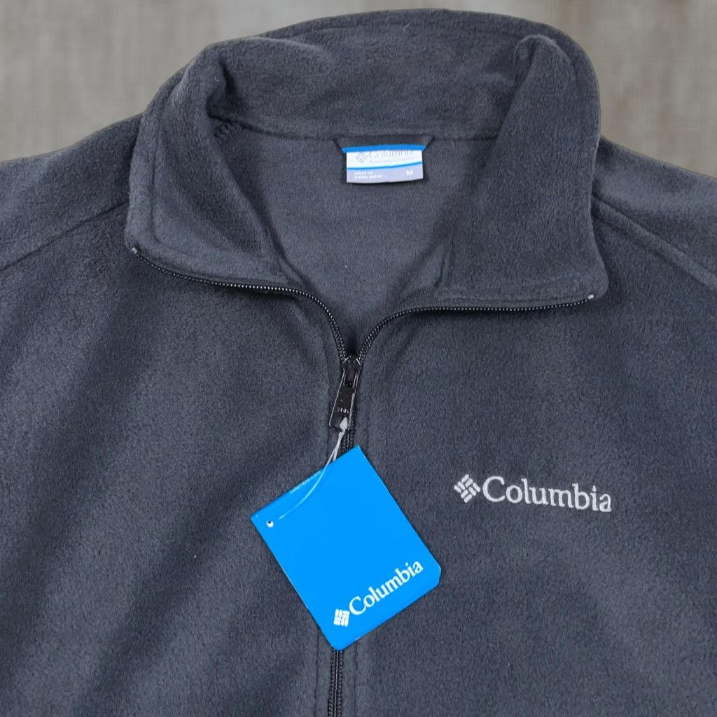 Vintage Columbia Vest Men Medium Black Fleece Steens Mountain Full Zip Jacket Size US M / EU 48-50 / 2 - 1 Thumbnail