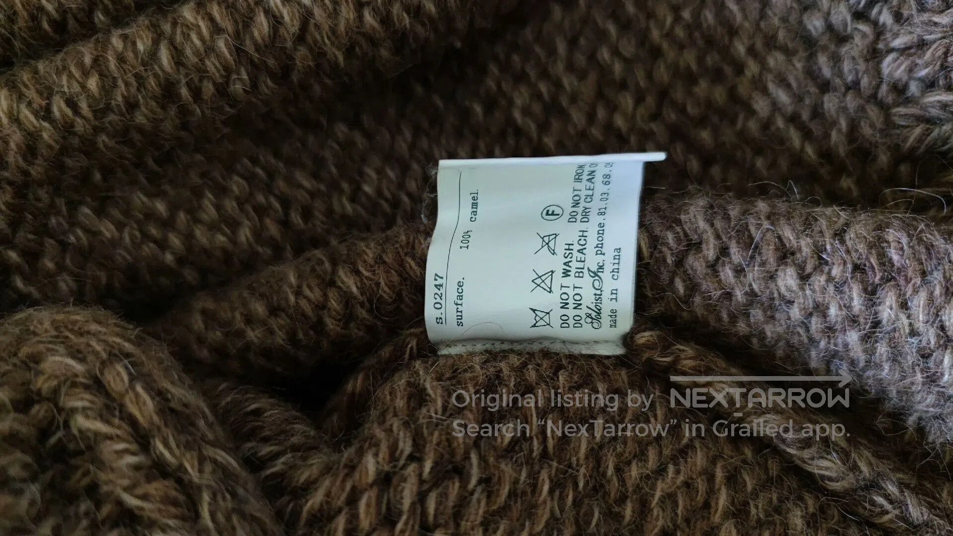Takahiromiyashita The Soloist. The Soloist Camel Hair Knit Cardigan. Size US M / EU 48-50 / 2 - 9 Thumbnail