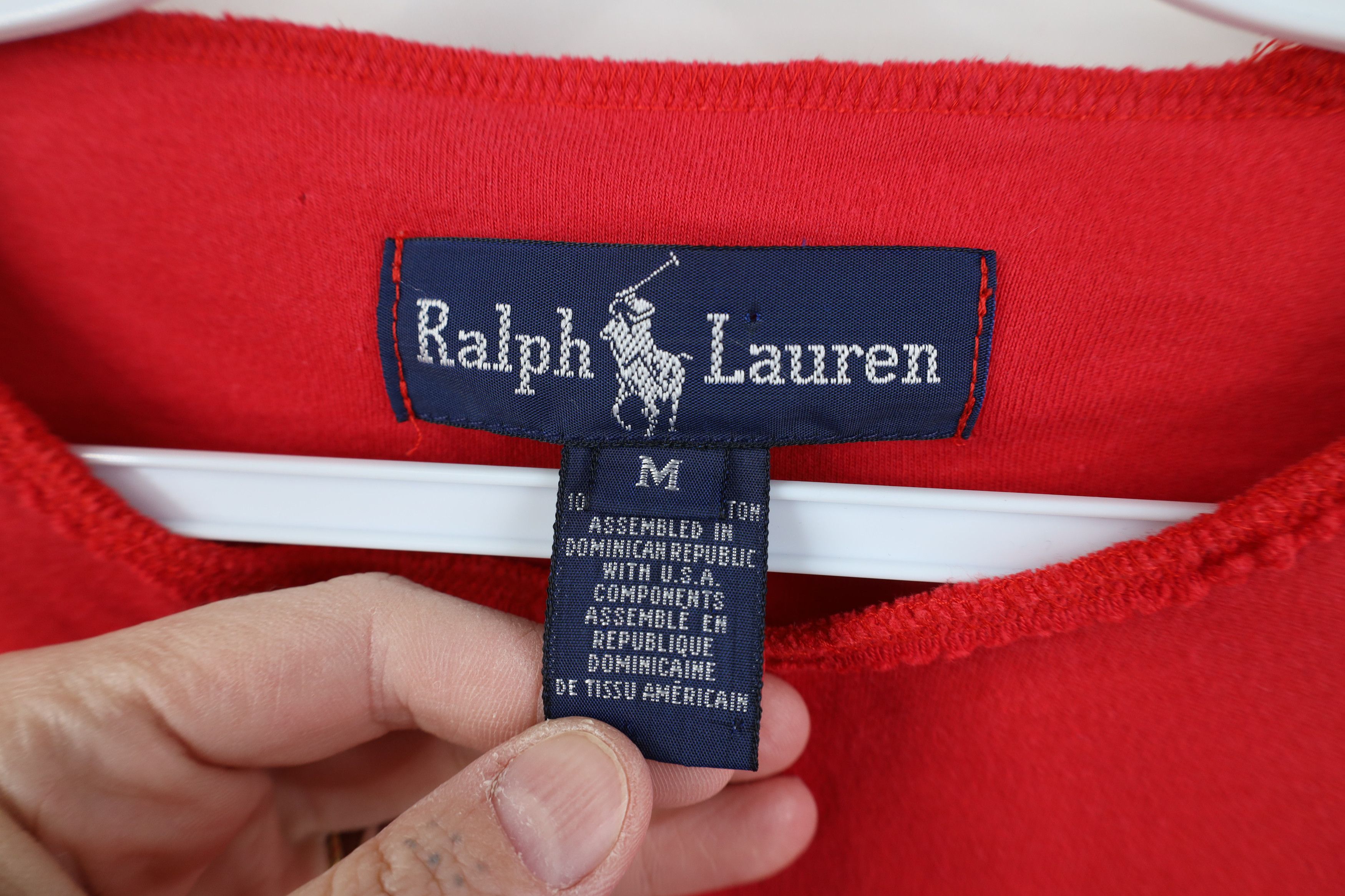 Ralph Lauren Vintage 80s 90s Ralph Lauren Collar Long Sleeve T-Shirt Size M / US 6-8 / IT 42-44 - 6 Thumbnail