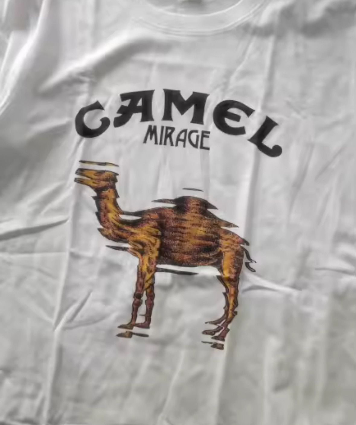 Japanese Brand Streetwear Y2K Camel Mirage Band Style Short Sleeve T-Shirt Size US XXL / EU 58 / 5 - 2 Thumbnail
