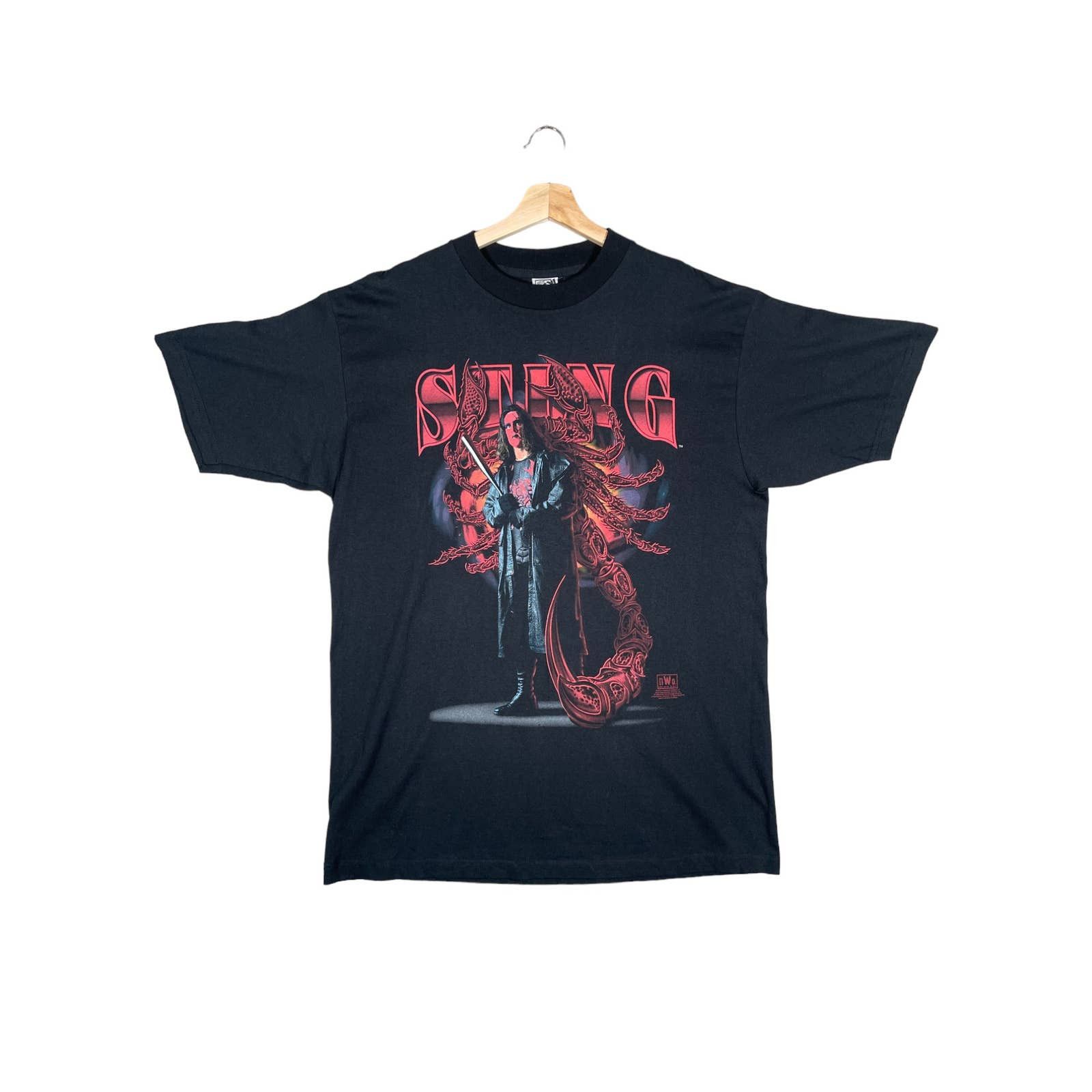 Vintage 1990's Sting NWO WCW Scorpion Graphic T-Shirt