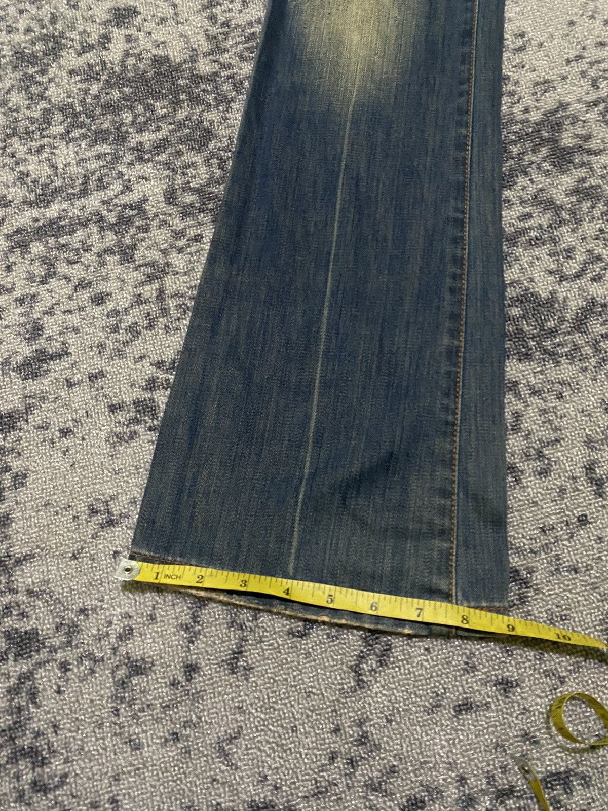 Hysteric Glamour × If Six Was Nine × Japanese Brand Y2k Bean pole ifsixwasnine bootcut jeans Size US 29 - 10 Thumbnail