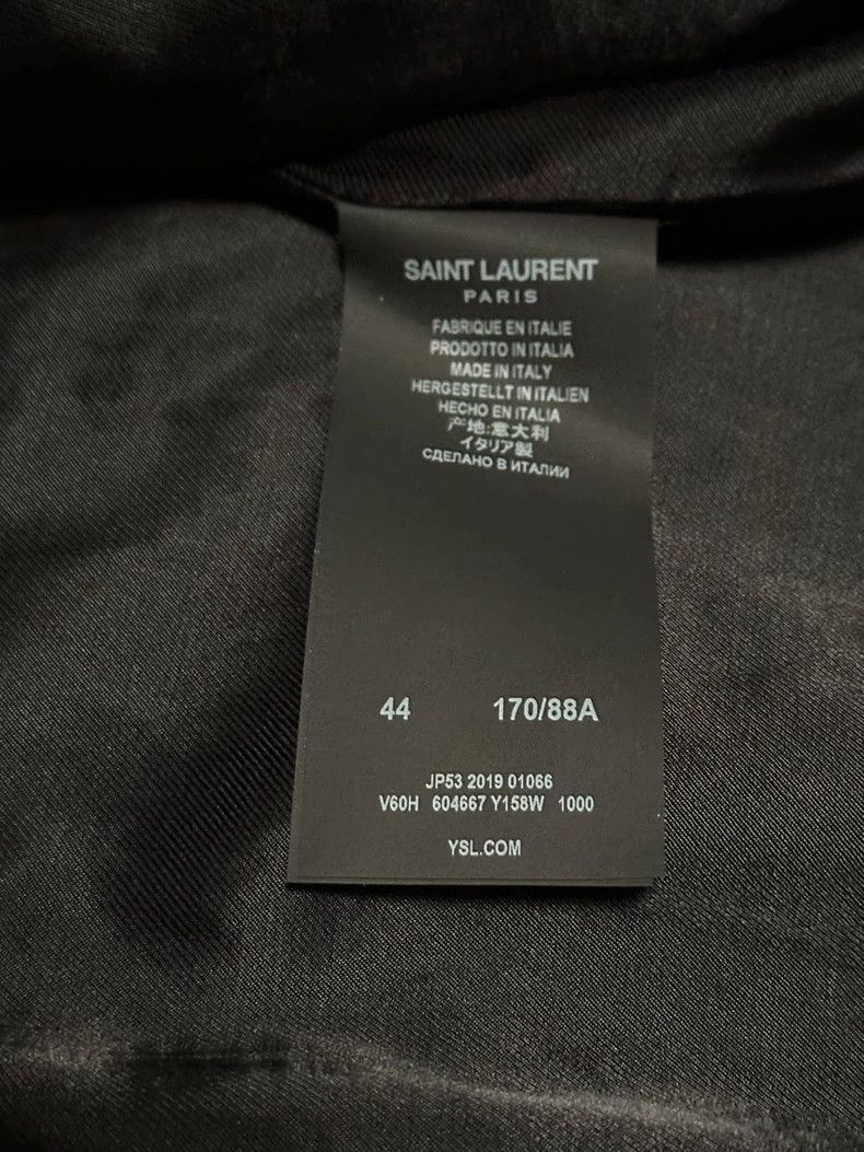 Yves Saint Laurent Saint Laurent Blue and Black Scale Jacket 2502-Nextarrow Size US S / EU 44-46 / 1 - 4 Thumbnail