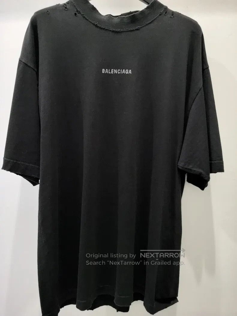 Balenciaga Balenciaga Black Short Sleeve T-Shirt Size US XS / EU 42 / 0 - 1 Thumbnail