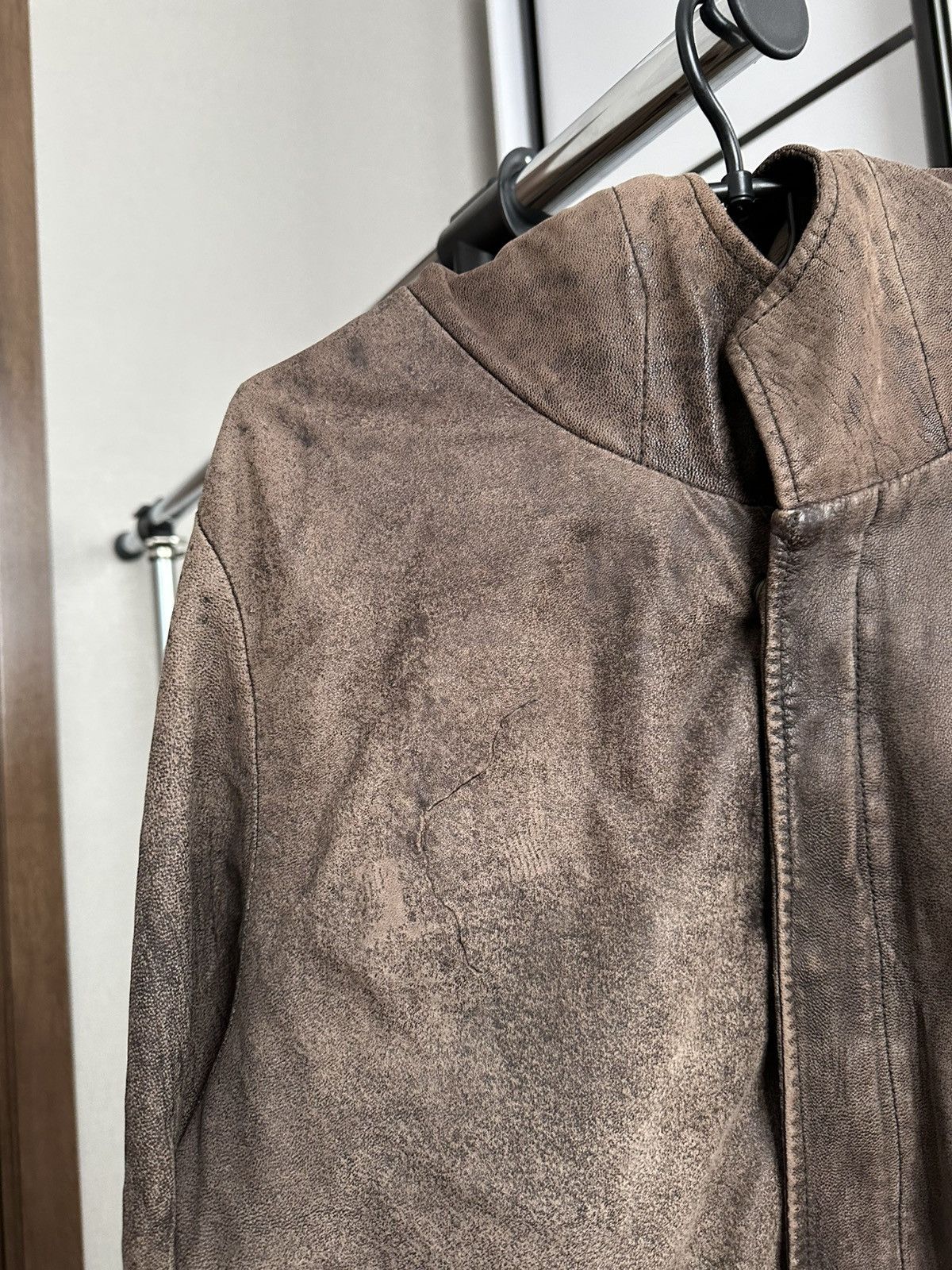 Giorgio Brato Giorgio Brato Leather Zip Jacket Vintage Size US M / EU 48-50 / 2 - 6 Thumbnail