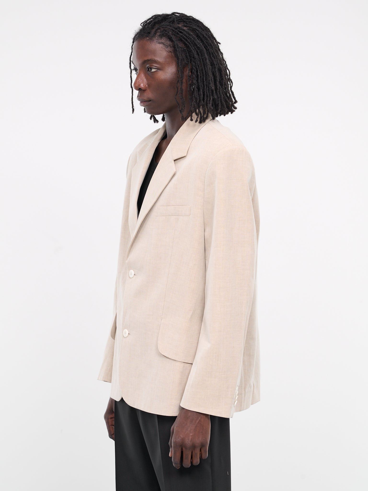 Jacquemus o1s22i1n1024 Single Breasted Jacket in Beige Size US M / EU 48-50 / 2 - 2 Thumbnail