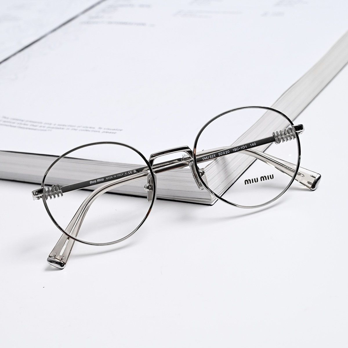 Miu Miu MIU MIU 0MU 52XV GLASSES Size ONE SIZE - 8 Thumbnail