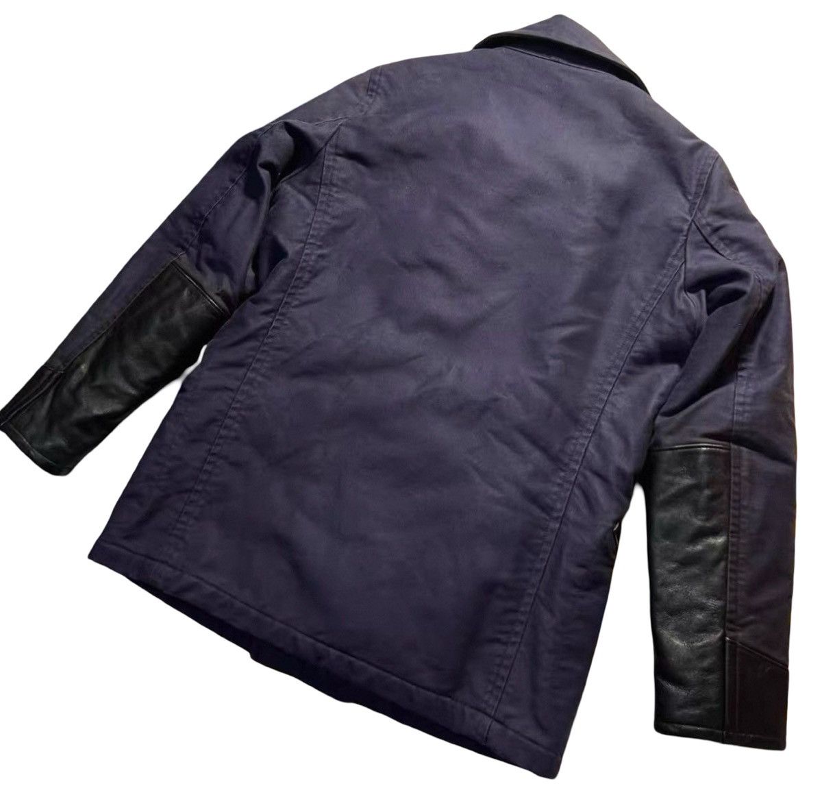Jelado JELADO Grograin x Horse Leather P-Coat (Jackass Coat) Size US M / EU 48-50 / 2 - 4 Thumbnail