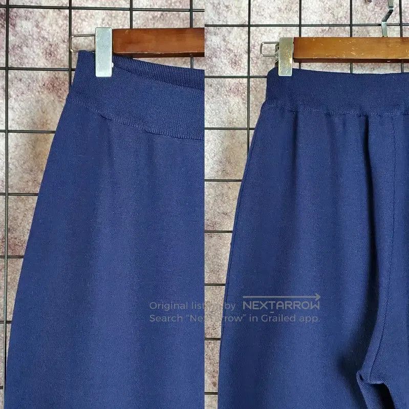 Yves Saint Laurent YSL M Size Casual Wool Pants in Navy Blue . Size 27" / US 4 / IT 40 - 5 Thumbnail