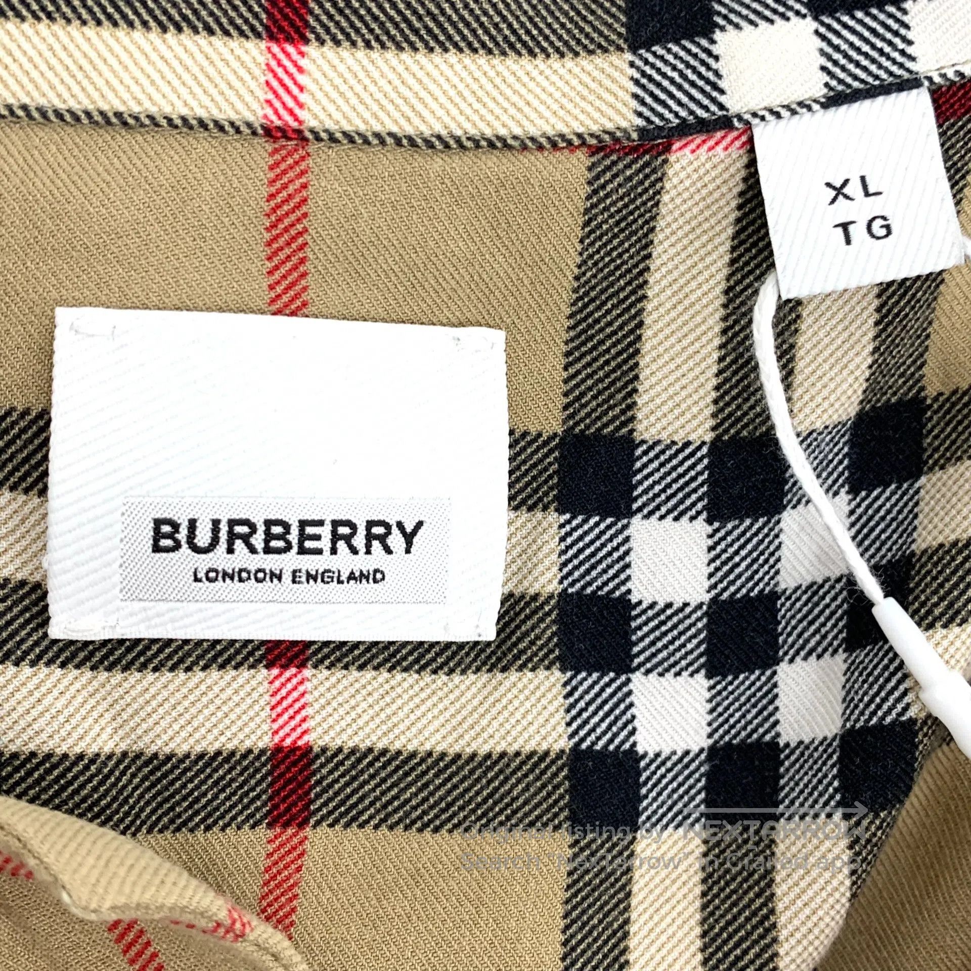 Burberry Burberry Deep brown classic checkered design lapel single- Size US XL / EU 56 / 4 - 5 Thumbnail