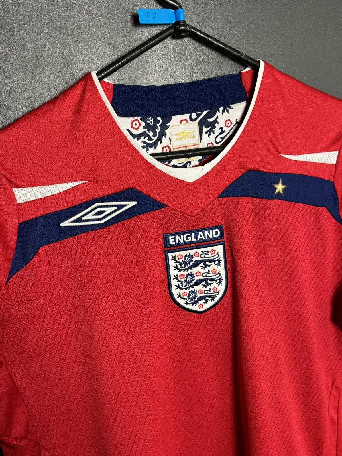 Umbro England National Team 08/10 Away Gerrard Football Jersey Size US M / EU 48-50 / 2 - 4 Thumbnail
