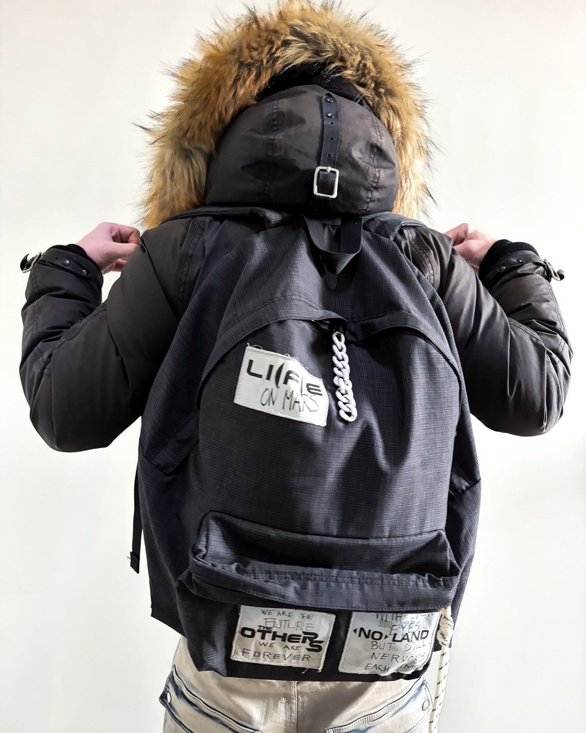Raf Simons F/W20 LIFE ON MARS CHECKED BACKPACK Size ONE SIZE - 2 Thumbnail