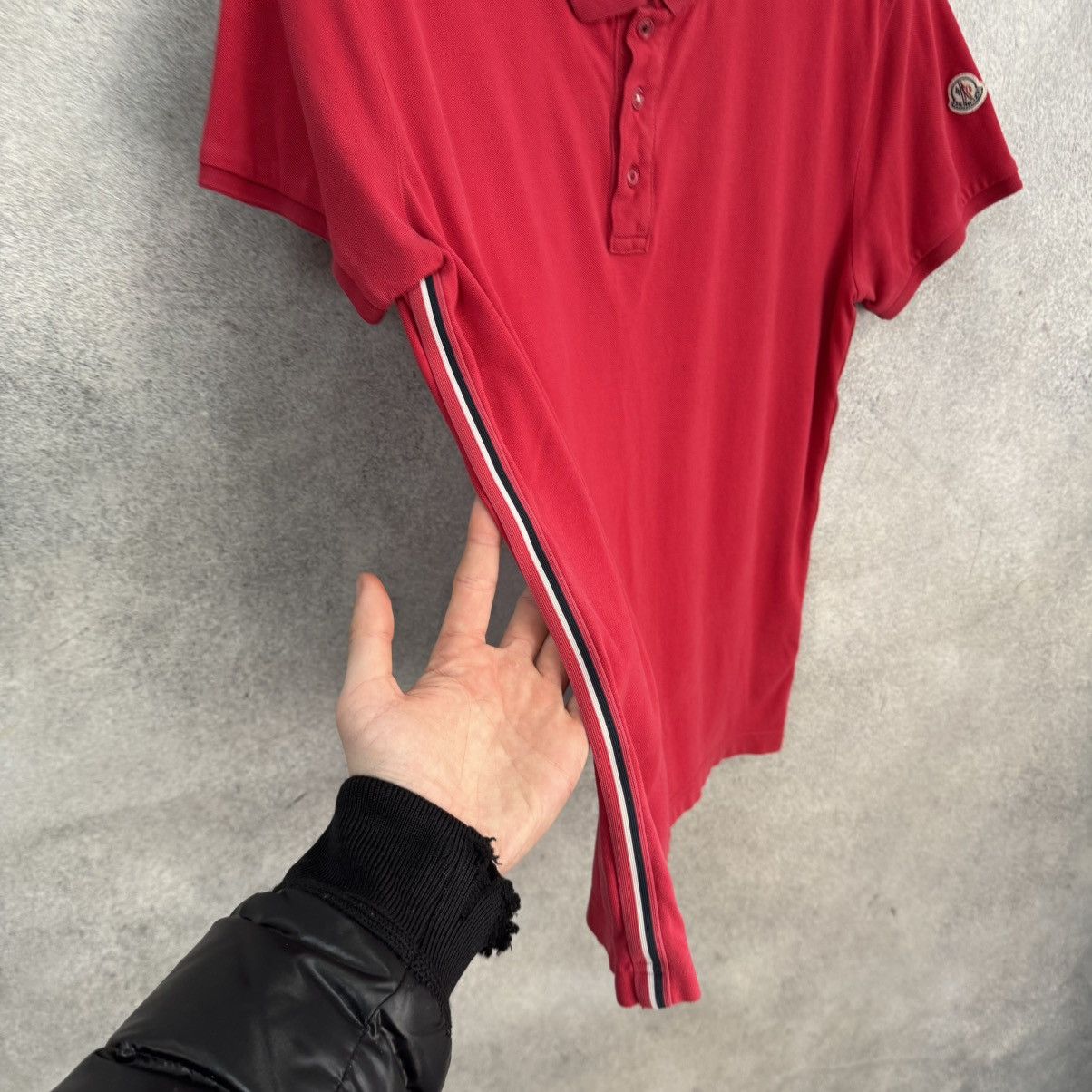 Moncler Moncler Polo Shirt Size US L / EU 52-54 / 3 - 3 Thumbnail