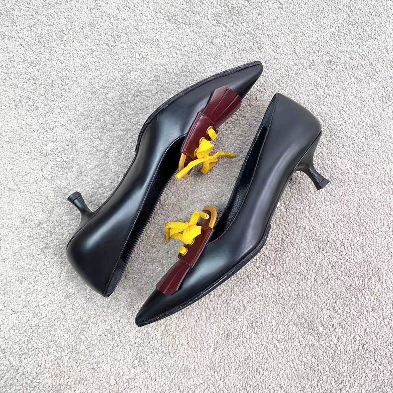 Prada Prada Cowhide tassel strap high heels Size US 5.5 / IT 35.5 - 5 Thumbnail