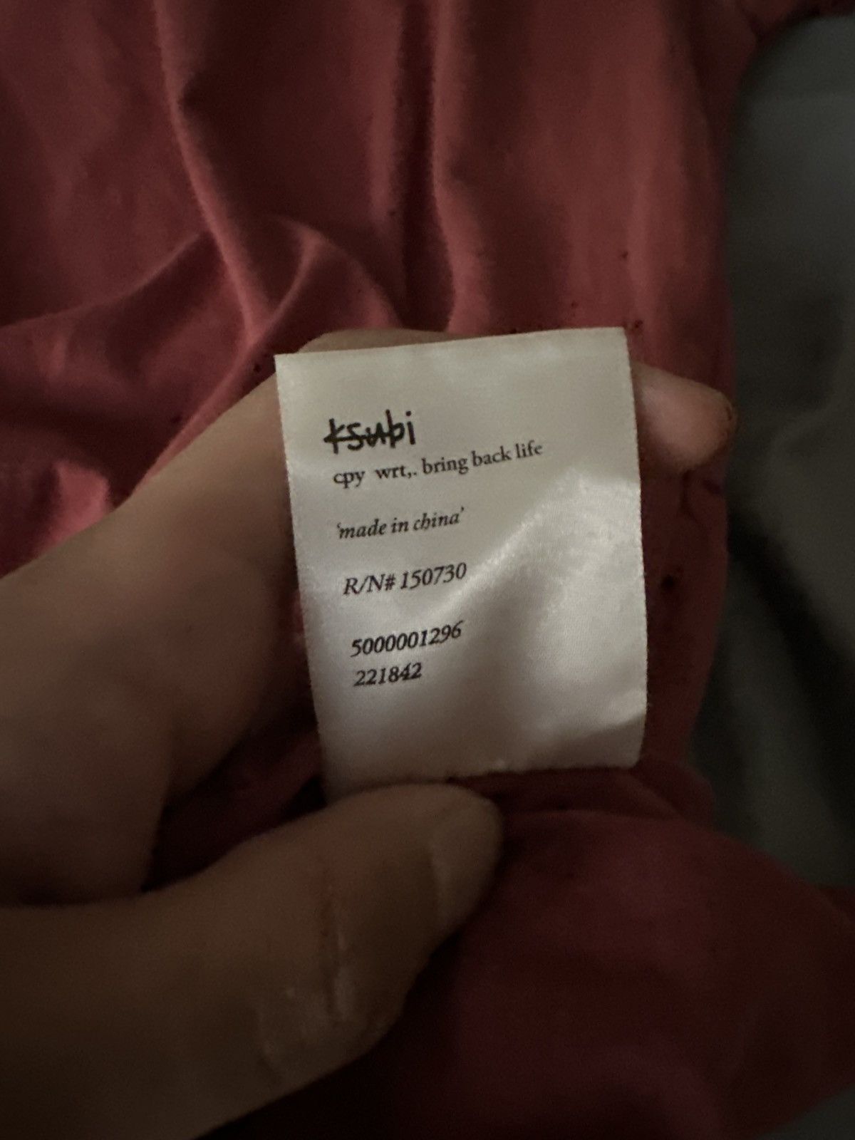 Other 2017 Ksubi distressed tee Size US M / EU 48-50 / 2 - 3 Thumbnail