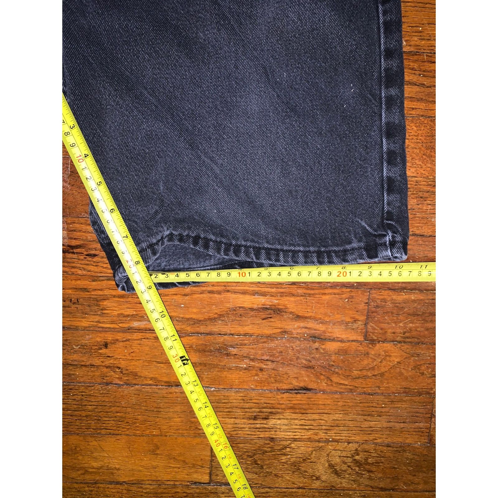 Vintage × Wrangler Wrangler Black Denim Jean Shorts Mens Size 36 Jorts Mexico Size US 36 / EU 52 - 4 Thumbnail