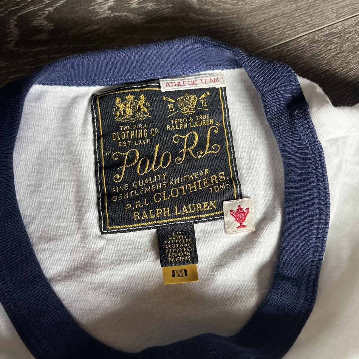 Polo Ralph Lauren Polo Ralph Lauren R.F.C. League Champions Athletic Team Tee Size US L / EU 52-54 / 3 - 7 Thumbnail