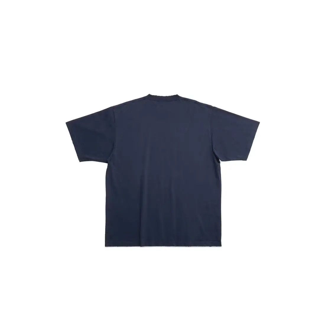 Balenciaga o1la1rc1a0824 Caps T-Shirt Boxy Fit in Navy Size US M / EU 48-50 / 2 - 2 Thumbnail