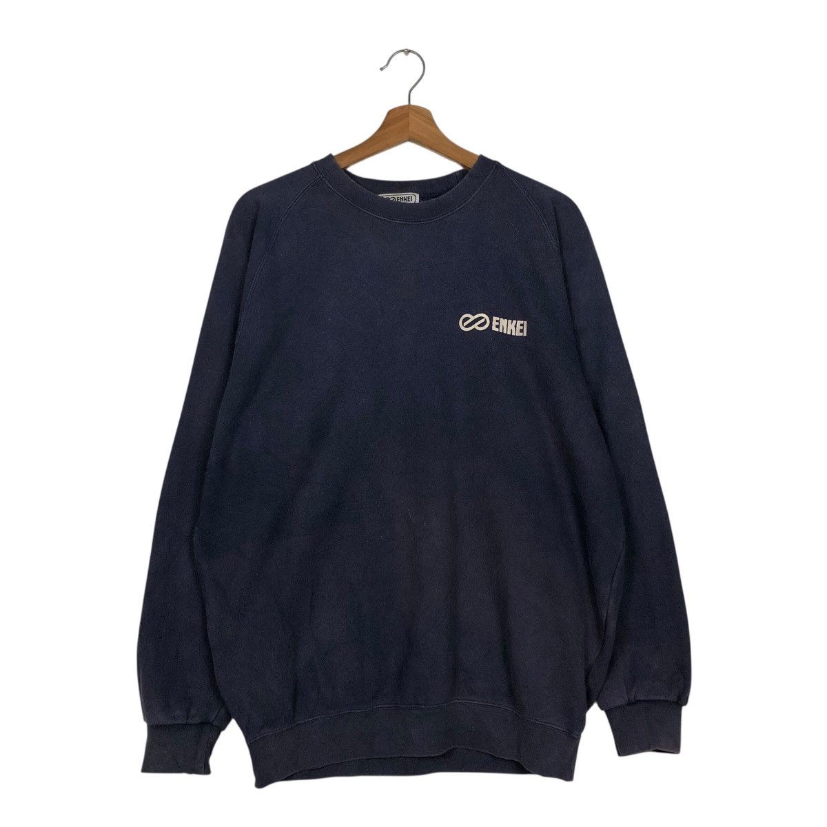 Vintage 📌Vintage Sweatshirt Racing Enkei Big Logo Issey Miyake Size US L / EU 52-54 / 3 - 2 Thumbnail
