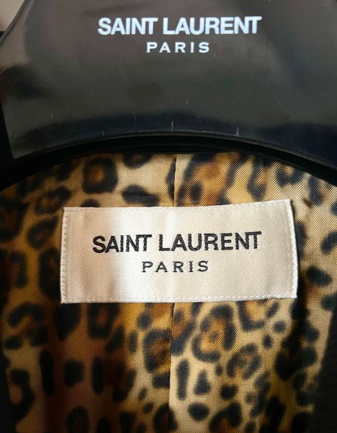 Saint Laurent Paris × Yves Saint Laurent Saint Laurent 16fw black gun collar coat2410-Nextarrow Size US S / EU 44-46 / 1 - 4 Thumbnail