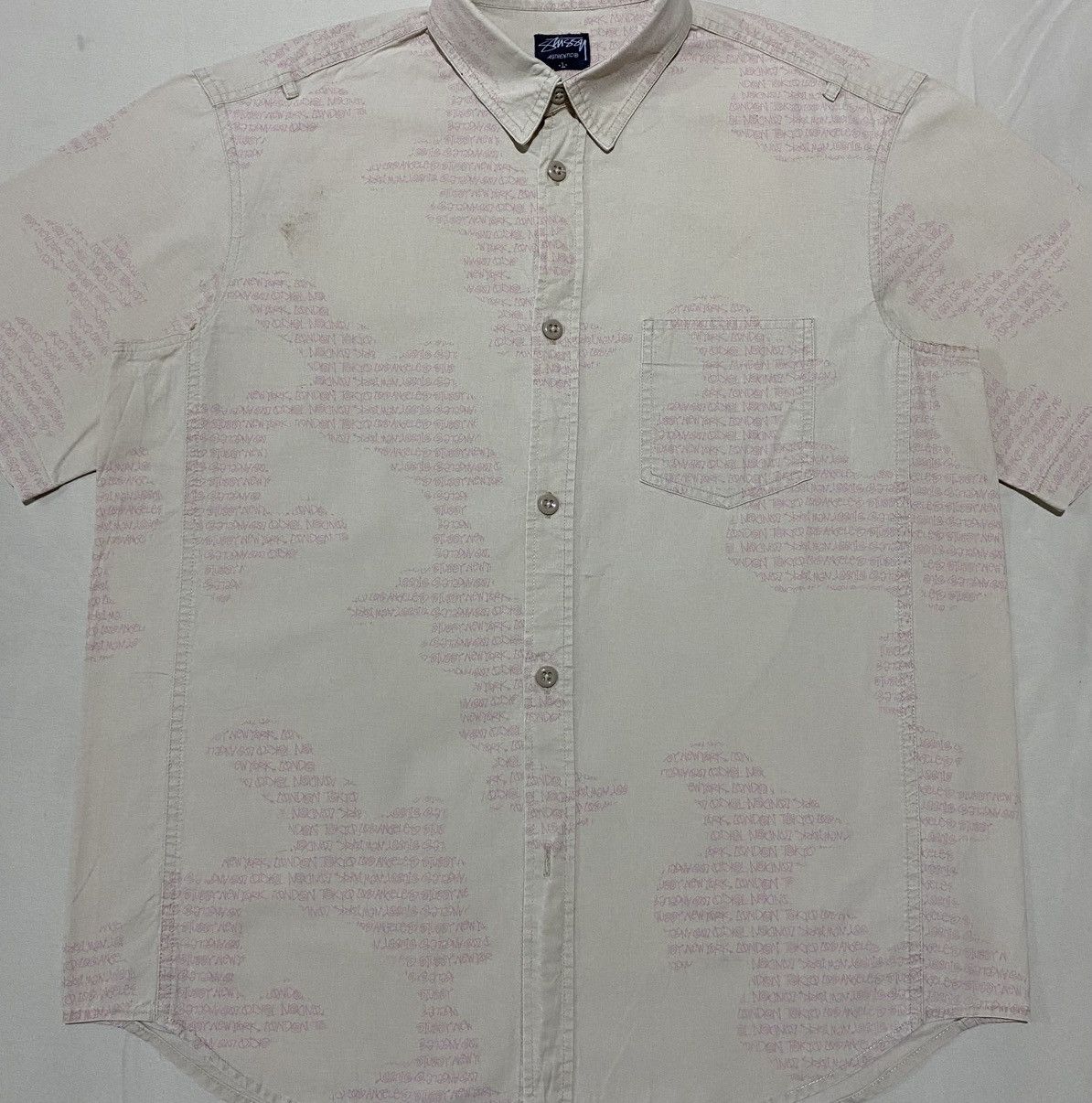 Stussy Vintage 00s Stussy Shirt Button Size US L / EU 52-54 / 3 - 2 Thumbnail