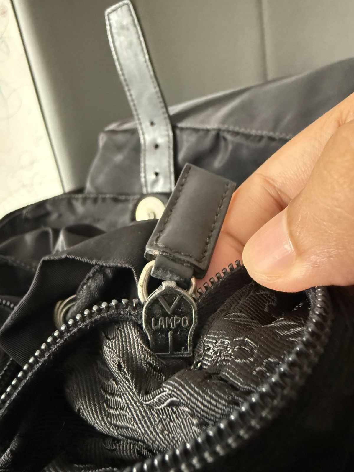 Prada Vintage Prada Black Large Backpack Size ONE SIZE - 16 Thumbnail